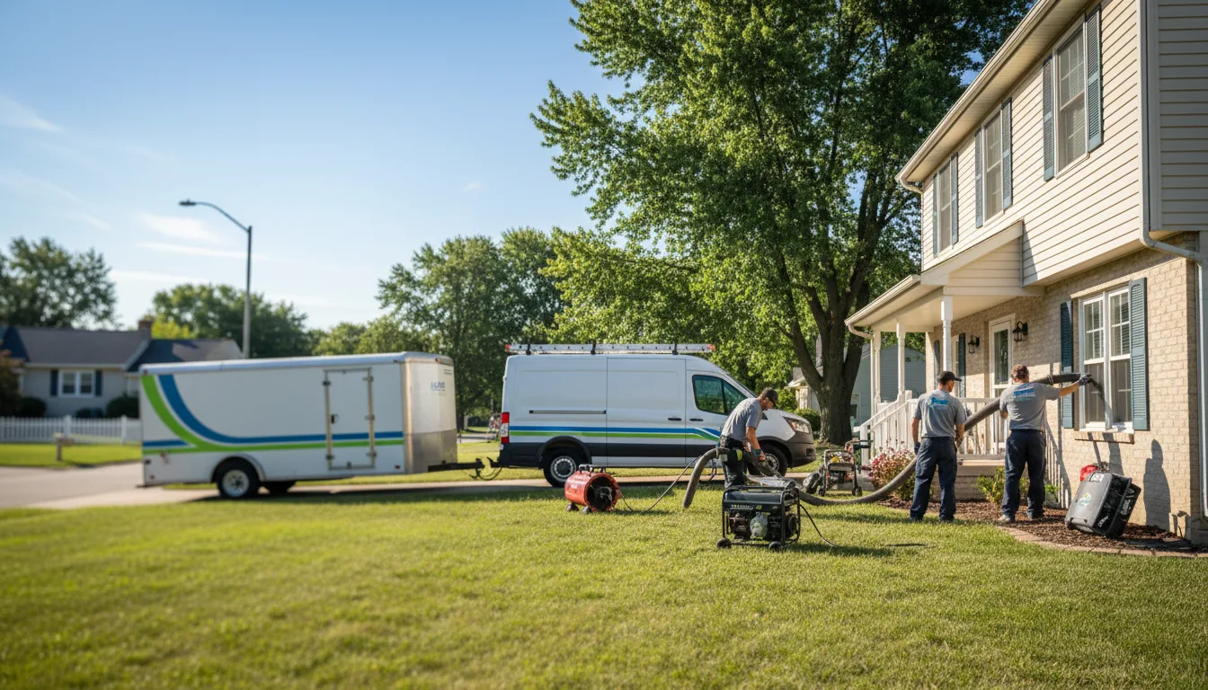 Flooded Basement Restoration And Cleanup With Repair in Elmdale, KS near me
